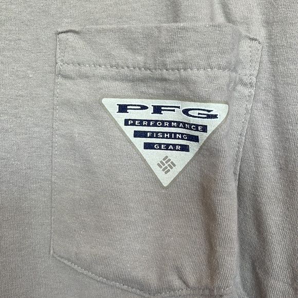 Mens Columbia PFG Fishing Pocket T Shirt Medium - Picture 2 of 4